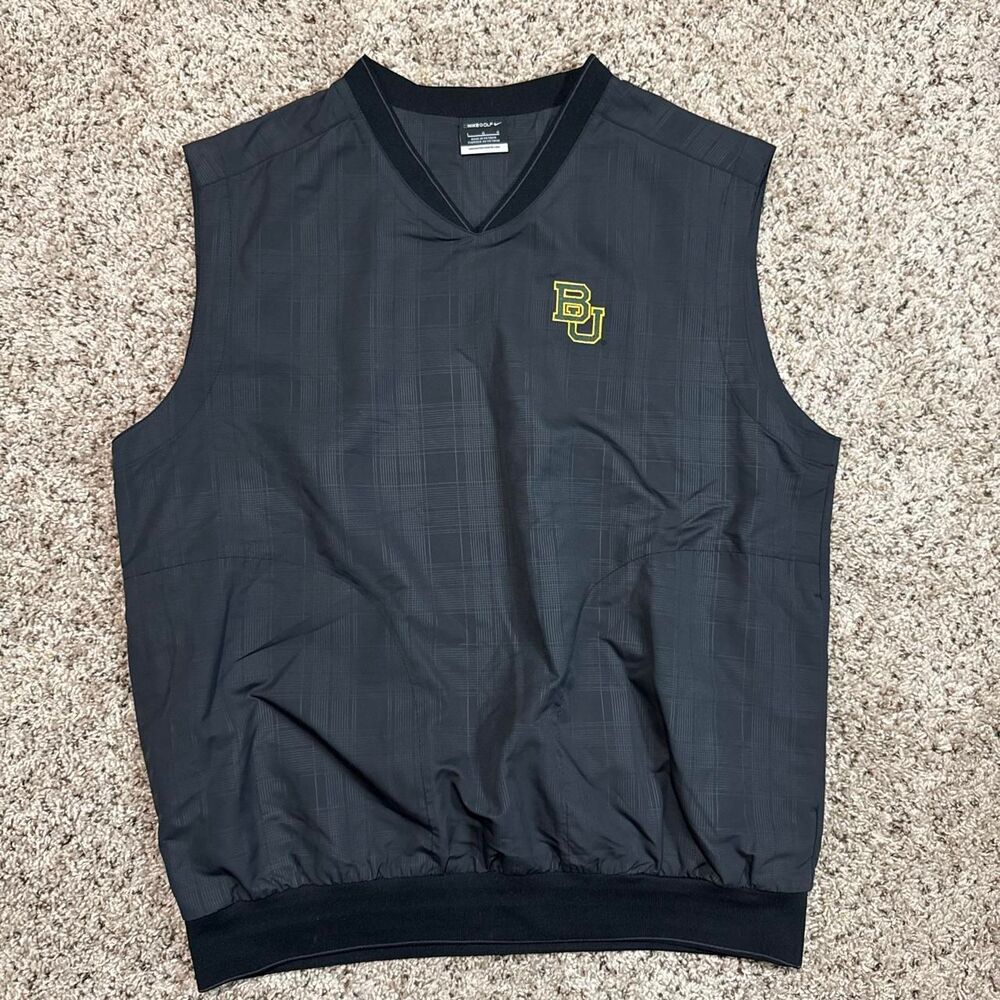 Nike Men's Black and Grey Gilet
